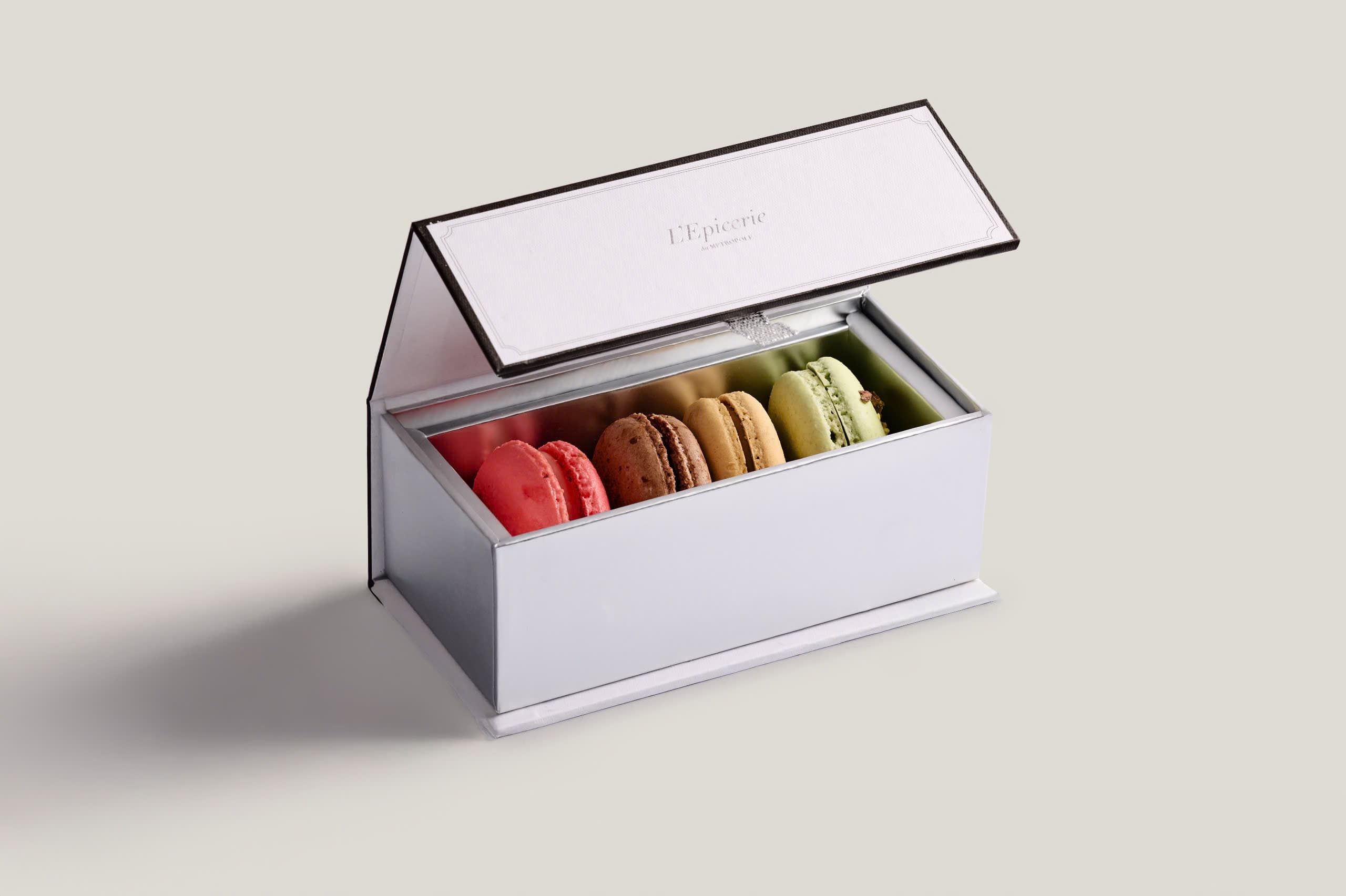 4-PIECE MACARON BOX
